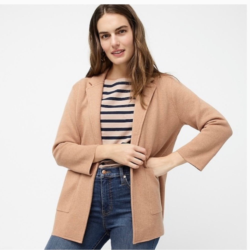 Jcrew Sophie open front blazer size extra small